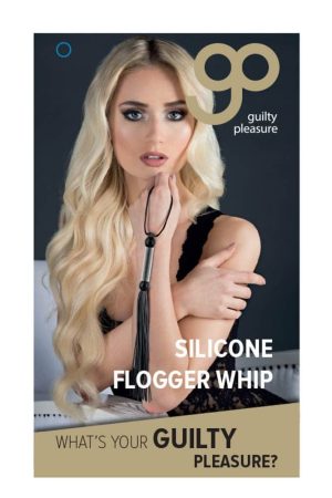 GP mini fekete szilikonkorbács