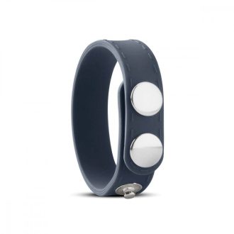   Boners Cock Straps S/M - állítható péniszgyűrű (szürke)