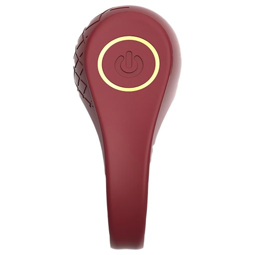 Dreamtoys Ivy - rezgő péniszgyűrű (bordó)