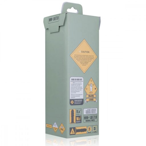 BUTTR Madbull Muzzl - tapadókorongos dildó (fekete)