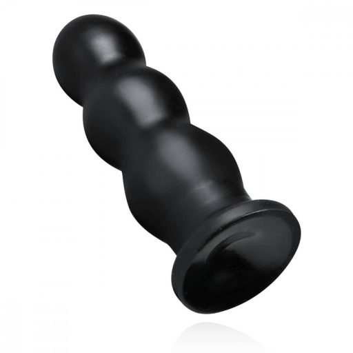 BUTTR Tactical III - tapadókorongos dildó (fekete)