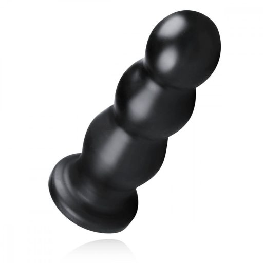 BUTTR Tactical III - tapadókorongos dildó (fekete)