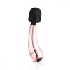 Rosy Gold Wand Mini Curve - masszírozó vibrátor (rosegold)