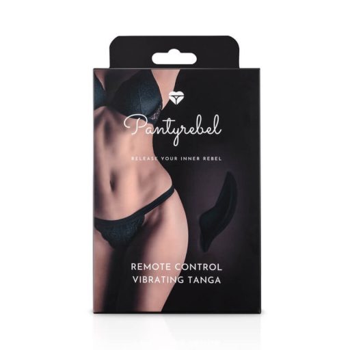 Pantyrebel - akkus, rádiós vibrációs tanga (fekete, S-L)