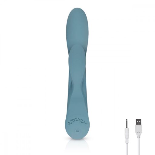 Bloom Violet Rabbit - csiklókaros G-pont vibrátor (türkiz)
