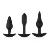 Easytoys Pleasure kit - változatos anál plug szett (fekete) Easytoys Pleasure kit - változatos anál plug szett (fekete)