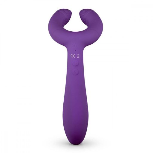 EasyToys Couple - akkus, vízálló párvibrátor (lila)