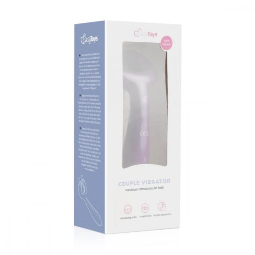 EasyToys Couple - akkus, vízálló párvibrátor (lila)