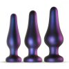 Hueman Comets - szilikon anál plug szett (3 részes) - lila Hueman Comets - szilikon anál plug szett (3 részes) - lila