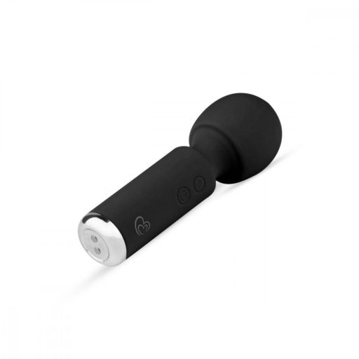 EasyToys Wonder Wand - akkus, mini masszírozó vibrátor (fekete)