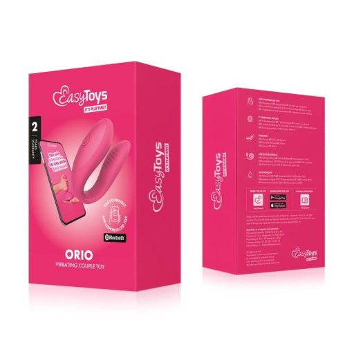 EasyConnect Orio App-os Újratölthető USB-s párvibrátor (Pink)