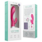 Easytoys Lily 2.0 - akkus, csiklókaros vibrátor (pink)