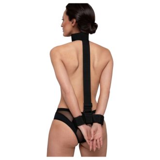 Bedroom Fantasies - puha nyakörv és bilincs (fekete)