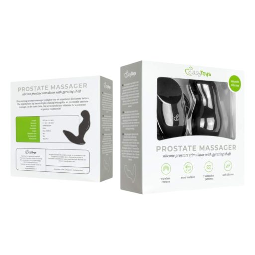 EasyToys Anal Collection - rádiós anál vibrátor (fekete)