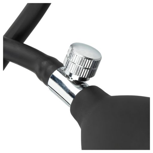 EasyToys - pumpálható anál plug (fekete)