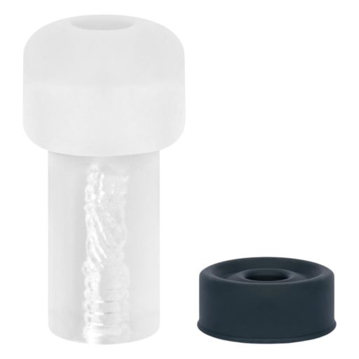 Boners - automatikus péniszpumpa maszturbátor (átlátszó-fekete)