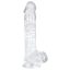 EasyToys - herés dildó - 13,5cm (átlátszó)