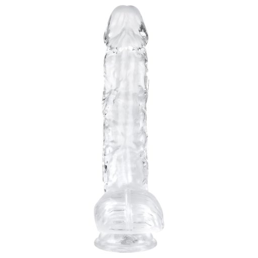 EasyToys - herés dildó - 13,5cm (átlátszó)