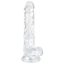 EasyToys - herés dildó - 17cm (átlátszó)