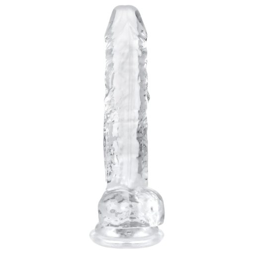 EasyToys - herés dildó - 17cm (átlátszó)