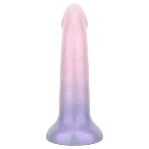 EasyToys Mermaid - csillámos dildó - 15cm (pink)