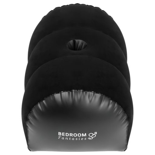 Bedroom Fantasies - felfújható szexpárna, vibrátor tartóval (fekete)