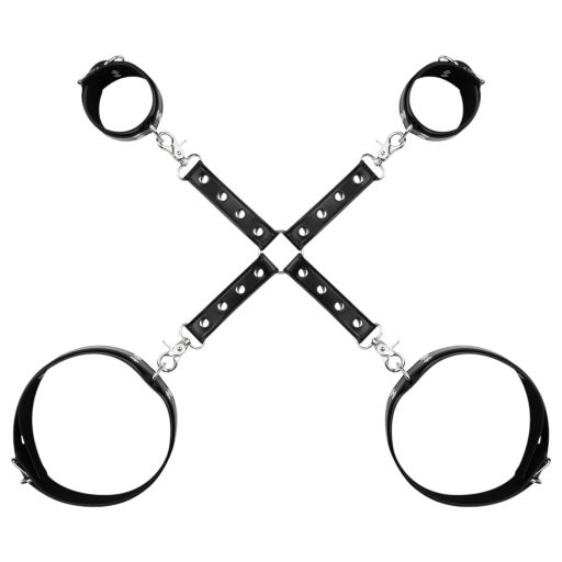 Bedroom Fantasies - csukló- és comb bilincs (fekete)