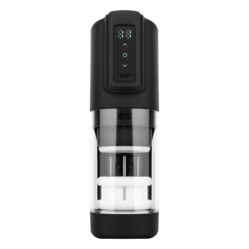 CRUIZR CX10 - forgó, fel-le mozgó maszturbátor (fekete)