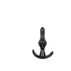   EasyToys - anál plug - 1 db Fekete kis plug (9 x 6,5 x 2,5 cm)