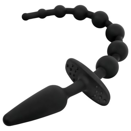 EasyToys - 2in1 anál plug (fekete)