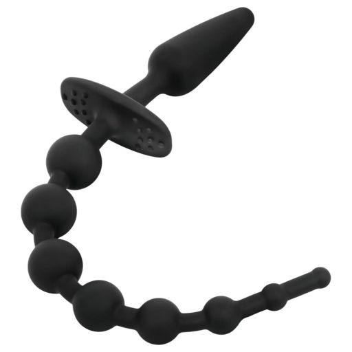 EasyToys - 2in1 anál plug (fekete)