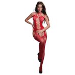 Christine - keresztpántos necc szett - (piros) - XS-XL