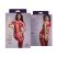 Christine - keresztpántos necc szett - (piros) - XS-XL