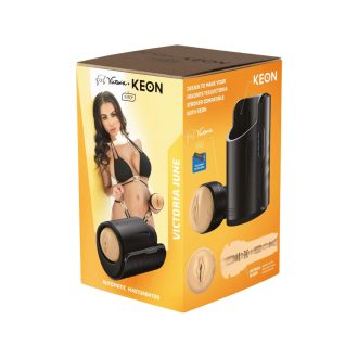   Kiiroo Keon Wifi + Victoria June - műpunci maszturbátor (natúr)