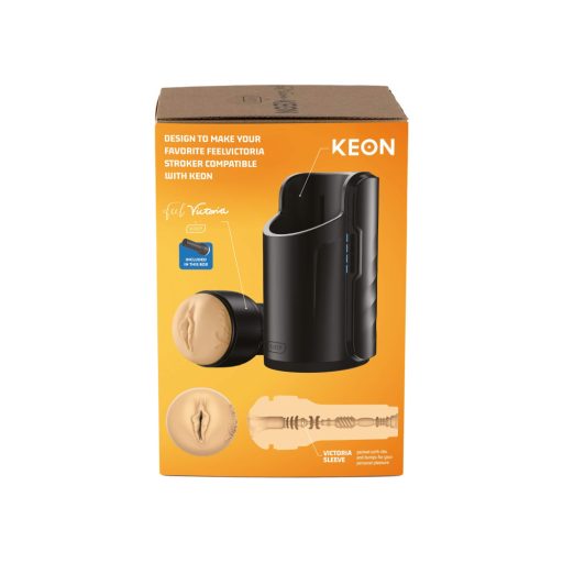 Kiiroo Keon Wifi + Victoria June - műpunci maszturbátor (natúr)