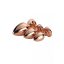 Gleaming Love - szíves anál plug szett - rosegold (3 részes)