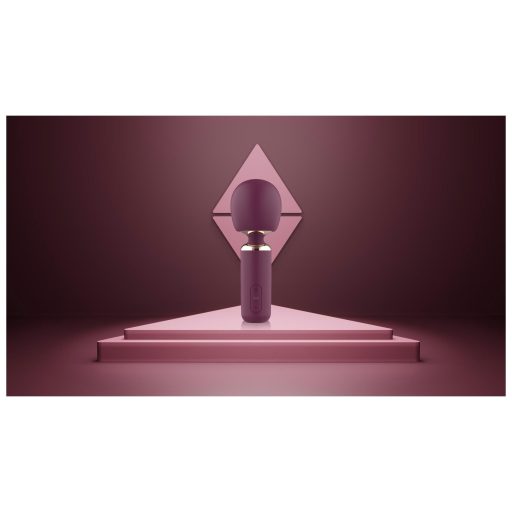 Glam - mini wand vibrátor (lila)