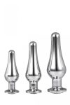 Gleaming Love - anál csúcs plug szett - ezüst (3 részes)