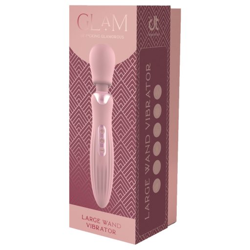 Glam - nagy wand vibrátor (rózsaszín)