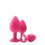 / Flirts anal training kit - anál plug szett (3db) - pink