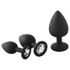 Dreamtoys Fantasstic - anál plug szett - 3db (fekete)