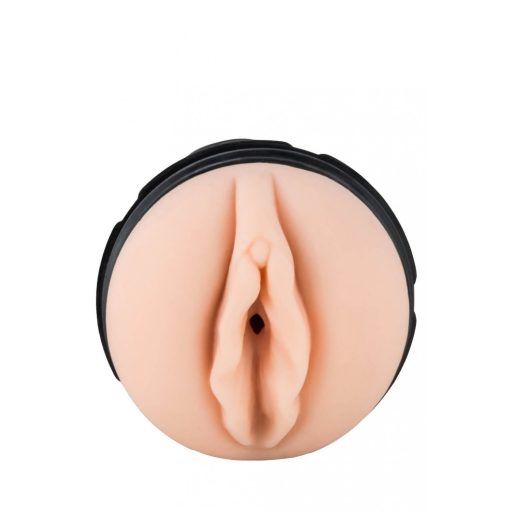 The Girl Next Door Tori - élethű műpunci tokban (natúr-fekete)