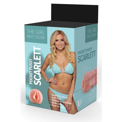 The Girl Next Door Scarlett - élethű műpunci (pink)