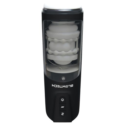 / Dreamtoys Blowtech - rezgő, fel-le mozgó maszturbátor (fekete)