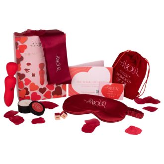 Dreamtoys Amour - wand vibrátor szett (piros)