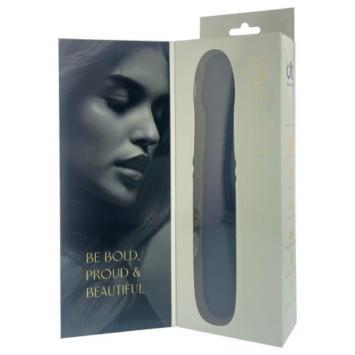 Goddess - lökő forgógyöngysoros vibrátor (sötétkék)
