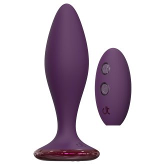 Glam - anál vibrátor távirányítóval (piros)