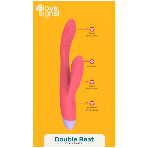 Dreamtoys Love Signal - csiklókaros G-pont vibrátor (piros)