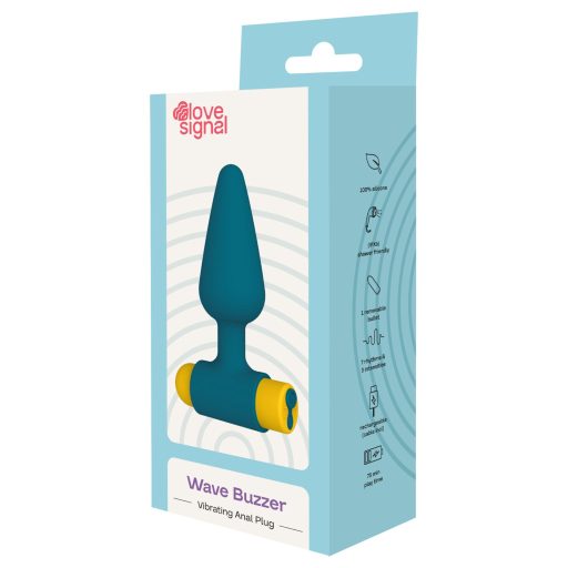 Dreamtoys Love Signal - vibráló anál plug (zöld)