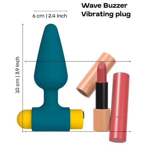 Dreamtoys Love Signal - vibráló anál plug (zöld)